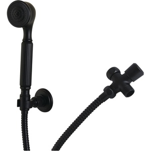 image:imageKingston Brass KX1030SD Restoration Hand Shower Kit Matte Black