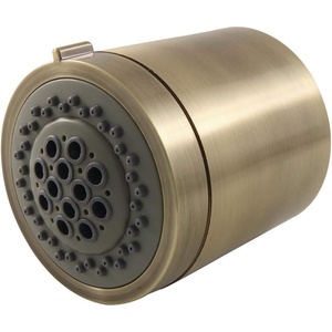 image:imageKingston Brass KX8613 Shower Scape 3316Inch Round 2Function ABS Shower Head in Antique BrassAntique Brass