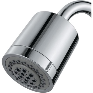 image:imageKingston Brass KX8613 Shower Scape 3316Inch Round 2Function ABS Shower Head in Antique BrassPolished Chrome