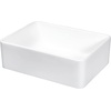 image:imageFauceture EVA20156 Arcticstone Solid Surface White Stone Vessel Sink Matte White
