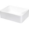 image:imageFauceture EVA20156 Arcticstone Solid Surface White Stone Vessel Sink Matte White