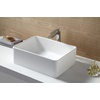 image:imageFauceture EVA20156 Arcticstone Solid Surface White Stone Vessel Sink Matte White