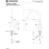 image:imageFauceture LS8231DKL Kaiser SingleHandle Vessel Sink Faucet Polished Chrome