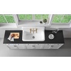 image:imageGourmetier GCKWS362011 Petra Galley 36 x 20 Cast Iron Wall Mount Kitchen Sink White