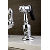 image:imageGourmetier GSY7208ACLBS American Classic SingleHandle Kitchen Faucet with Brass Sprayer Brushed NickelPolished Chrome