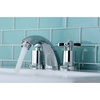 image:imageKINGSTON BRASS KS2958ZX Millennium Mini Widespread Lavatory Faucet with Brass PopUp Brushed NickelPolished Chrome