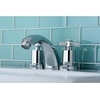 image:imageKINGSTON BRASS KS2958ZX Millennium Mini Widespread Lavatory Faucet with Brass PopUp Brushed NickelPolished Chrome