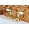 image:imageKingston Brass CC5L2 Basin Faucet 1 CCPL2CSC 1 CCPL2CSH Polished BrassPolished Brass