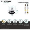 image:imageKingston Brass DLL203 Brass Lift amp Lock Tub Drain Antique Brass