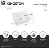 image:imageKingston Brass EV4049 Fauceture Forte Vitreous China Bathroom Vessel WhiteWhite