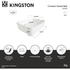 image:imageKingston Brass EV5102 Fauceture French Petite Vitreous China Bathroom Vessel White