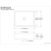 image:imageKingston Brass EV5102 Fauceture French Petite Vitreous China Bathroom Vessel White