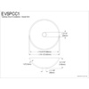 image:imageKingston Brass EVSPCC1 Fauceture Tempered Glass Bathroom Vessel Crystal Clear