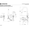 image:imageKingston Brass FSC8921CML Manhattan Widespread Bathroom Faucet with PopUp Drain Polished Chrome