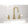 image:imageKingston Brass FSC8933DPL Paris Widespread Bathroom Faucet with PopUp Drain Brushed BrassBrushed Brass