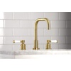 image:imageKingston Brass FSC8933DPL Paris Widespread Bathroom Faucet with PopUp Drain Brushed BrassBrushed Brass