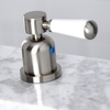 image:imageKingston Brass FSC8933DPL Paris Widespread Bathroom Faucet with PopUp Drain Brushed BrassBrushed Nickel