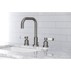 image:imageKingston Brass FSC8933DPL Paris Widespread Bathroom Faucet with PopUp Drain Brushed BrassBrushed Nickel