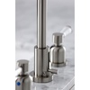 image:imageKingston Brass FSC8933DPL Paris Widespread Bathroom Faucet with PopUp Drain Brushed BrassBrushed Nickel