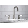 image:imageKingston Brass FSC8933DPL Paris Widespread Bathroom Faucet with PopUp Drain Brushed BrassBrushed Nickel
