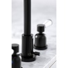 image:imageKingston Brass FSC8933DPL Paris Widespread Bathroom Faucet with PopUp Drain Brushed BrassMatte Black