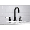 image:imageKingston Brass FSC8933DPL Paris Widespread Bathroom Faucet with PopUp Drain Brushed BrassMatte Black