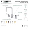 image:imageKingston Brass FSC8933DPL Paris Widespread Bathroom Faucet with PopUp Drain Brushed BrassMatte Black