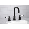 image:imageKingston Brass FSC8933DPL Paris Widespread Bathroom Faucet with PopUp Drain Brushed BrassMatte Black