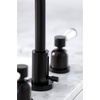 image:imageKingston Brass FSC8933DPL Paris Widespread Bathroom Faucet with PopUp Drain Brushed BrassOil Rubbed Bronze