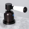image:imageKingston Brass FSC8933DPL Paris Widespread Bathroom Faucet with PopUp Drain Brushed BrassOil Rubbed Bronze