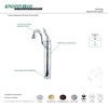 image:imageKingston Brass KB1422AL Heritage Vessel Sink Faucet 618 Polished BrassPolished Brass