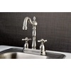 image:imageKingston Brass KB1492BEX 4 Centerset bar Faucet Polished Brass 434 In Spout ReachBrushed Nickel