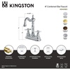 image:imageKingston Brass KB1492BEX 4 Centerset bar Faucet Polished Brass 434 In Spout ReachOil Rubbed Bronze