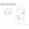 image:imageKingston Brass KB160ALAC Heritage 4 in Centerset Bathroom Faucet Antique CopperAntique Copper