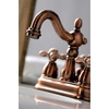 image:imageKingston Brass KB160ALAC Heritage 4 in Centerset Bathroom Faucet Antique CopperAntique Copper