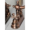 image:imageKingston Brass KB160ALAC Heritage 4 in Centerset Bathroom Faucet Antique CopperAntique Copper