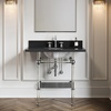 image:imageKingston Brass KB1972AX Heritage Widespread Lavatory Faucet Polished Brass 8Inch Adjustable CenterPolished Chrome