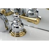 image:imageKingston Brass KB3944BL MiniWidespread Bathroom Faucet Polished ChromePolished BrassChrome