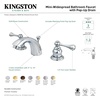 image:imageKingston Brass KB3944BL MiniWidespread Bathroom Faucet Polished ChromePolished BrassOil Rubbed Bronze