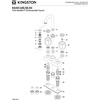 image:imageKingston Brass KB461 Americana TwoHandle 2Hole Deck Mount Bar Faucet in Polished ChromePolished Chrome
