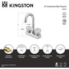 image:imageKingston Brass KB461 Americana TwoHandle 2Hole Deck Mount Bar Faucet in Polished ChromePolished Chrome