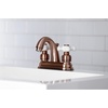 image:imageKingston Brass KB5611PX Restoration 4Inch Centerset Lavatory Faucet Polished ChromeAntique Copper