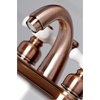 image:imageKingston Brass KB5611PX Restoration 4Inch Centerset Lavatory Faucet Polished ChromeAntique Copper