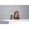 image:imageKingston Brass KB5611PX Restoration 4Inch Centerset Lavatory Faucet Polished ChromeAntique Copper