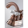 image:imageKingston Brass KB5611PX Restoration 4Inch Centerset Lavatory Faucet Polished ChromeAntique Copper