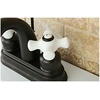 image:imageKingston Brass KB5611PX Restoration 4Inch Centerset Lavatory Faucet Polished ChromeOil Rubbed Bronze