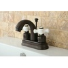 image:imageKingston Brass KB5611PX Restoration 4Inch Centerset Lavatory Faucet Polished ChromePolished Brass