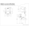 image:imageKingston Brass KB5611PX Restoration 4Inch Centerset Lavatory Faucet Polished ChromePolished Nickel