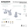 image:imageKingston Brass KB944BL MiniWidespread Bathroom Faucet Polished ChromePolished BrassOil Rubbed Bronze