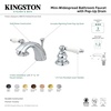 image:imageKingston Brass KB951PL Victorian MiniWidespread Bathroom Faucet with PopUp Drain Polished Chrome 4716 in Spout ReachBrushed Nickel